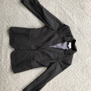 Gray Calvin Klein womens suit jacket